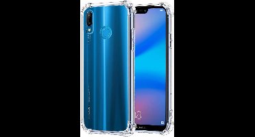 Hoesje voor Huawei P20 Lite backcover Shockproof siliconen Transparant