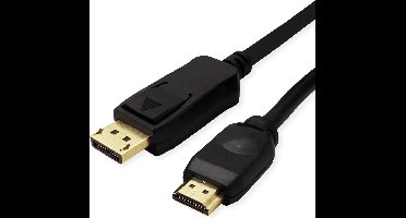 VALUE DisplayPort Kabel DP - UHDTV, M/M, zwart, 3 m