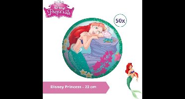 Bal - Voordeelverpakking - Disney Princess - 23 cm - 50 stuks