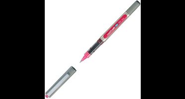 Liquid ink ballpoint pen Uni-Ball Rollerball Eye Fine UB-157 Roze 12 Stuks