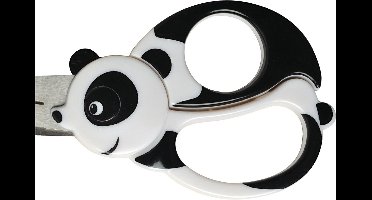 Fiskars Kinderschaar met Dierenmotief, Panda, L: 13 cm, 1 stuk