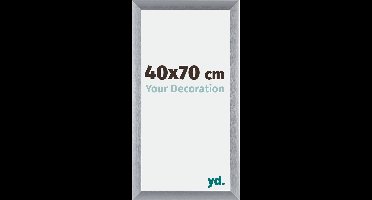 Your Decoration - Fotolijst 40x70 cm - Aluminium - Zilver Geborsteld - Tucson