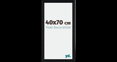 Your Decoration - Fotolijst 40x70 cm - Aluminium - Zwart Geborsteld - Tucson