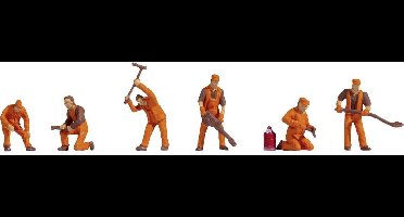 NOCH 18012 H0 Spoorwerkers figuren Geverfd, Staand