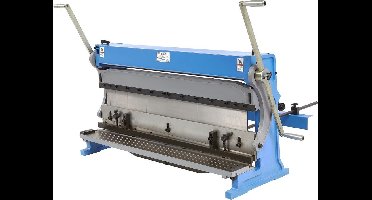 HBM 1015 mm Wals-, Zet- en Knipcombinatie 1 mm staal, 1,5 mm aluminium, 90° zethoek
