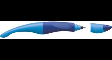 Stabilo: Roller "EASYoriginal" linkshandig, 0.5mm - Dark Blue/Light Blue