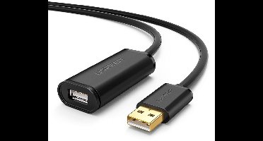 Ugreen - actieve - kabel USB 2.0 verlengkabel - 480 - Mbps - 5 - m - zwart - (US121 - 10319)
