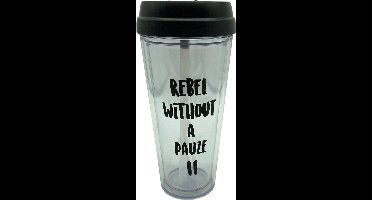 Power Escorts Herbruikbare Sport Beker 500ml Hard Plastic Rebel Without Pauze II 1 Stuk