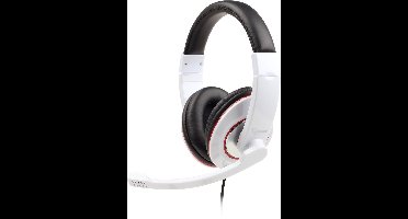 Gembird MHS-001-GW - Koptelefoon met microfoon, glossy wit