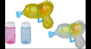 Eddy Toys Bellenblaaspistool met Licht – Bubble Gun met Bellenblaasvloeistof – Bellen Pistool Speelgoed voor Kinderen - 1 Willekeurige Kleur