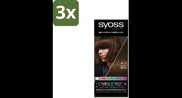 Syoss - Haarverf - 4-6 Honey Brown - 1 Haarkleuring - Bulkverpakking - 3 stuks