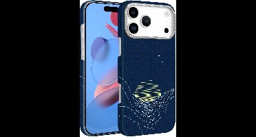 Hoesje Geschikt voor iPhone 17 Pro Max Hoesje Rood - Carbon Hoesje Geschikt voor MagSafe iPhone 17 Pro Max - Shockproof Back Cover