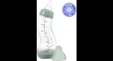 Difrax Natural S-Babyfles - 250 ml - Saliegroen - Anti Colic