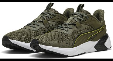 PUMA Disperse XT 4 Unisex Sportschoenen - Loden Green-PUMA Black-Lux Lime-PUMA White