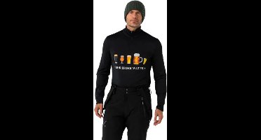 FALCON - partypully voor ieder wat pils - Skipully heren - Zwart, wit