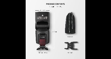 NEEWER TT560 cameraflitser Speedlite Compatibel met Canon Nikon Panasonic Olympus Pentax en andere DSLR-camera's, digitale camera's met standaard flitsschoen