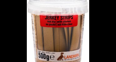 Landman Jerkey Chicken Strips USA (500gr) - Hondensnacks - Hondensnoepjes - Hondenkoekjes