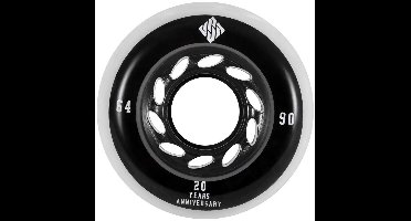 Usd Skates Team 4 Units Wiel Zilver 68 mm / 90A