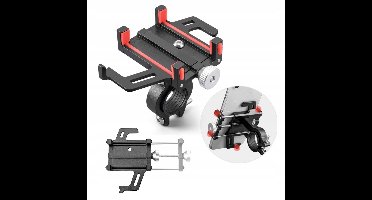 Aluminium Fiets Telefoonhouder 360° Draaibaar - Universeel