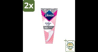 Libresse – Inlegkruisjes – Fresh String – Voor stringslips – 30 Inlegkruisjes - Voordeelverpakking - 2 stuks - Comfort - Hygiëne