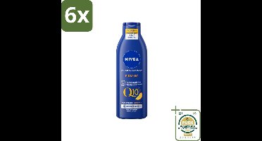 Nivea - Q10 - Verstevigende Bodylotion - Vitamine C - 48 uur Hydratatie - Voor Normale Huid - 250 ml - Voordeelverpakking - 6 stuks - Huidverzorging - Verstevigende lotion