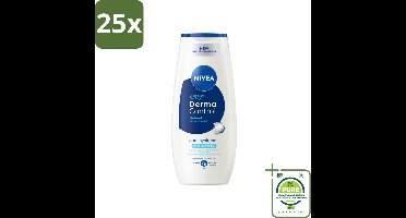 25 x NIVEA – Showergel – Derma Control Defend – 250 ml - Grootverpakking - Douchegel - Huidbescherming - Huidbarrière - Vitamine E - Mild Reinigen