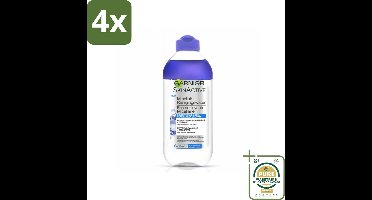 Garnier - SkinActive - Micellair Reinigingswater - Delicate Huid & Ogen - Verzachtend & Reinigend - 400 ml - Voordeelverpakking - 4 stuks - Gevoelige huid - Oogmake-up remover