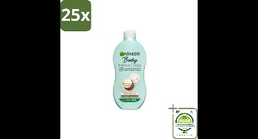 25 x Garnier - Body - Bodylotion - Intensive 7 Days - Herstellend - Karitéboter & Probiotica - 400 ml - Grootverpakking - Intensive Bodylotion - Karitéboter - Probiotica - Droge Huid - Vochtbalans