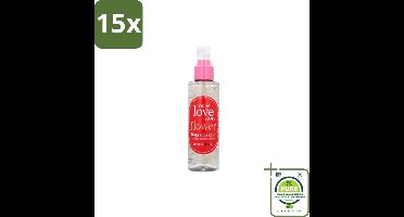 15 x Treaclemoon – Body Mist – Rouge Love Story – 150 ml - Grootverpakking - Lichaamsspray - Geur - Bloemige Geur - Fruitige Geur - Sensueel
