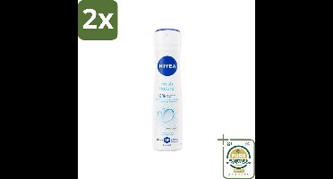 NIVEA - Deodorant Spray - Frisse Natuur - Langdurige Frisheid - 150 ml - Voordeelverpakking - 2 stuks - Antitranspirant - Langdurige bescherming