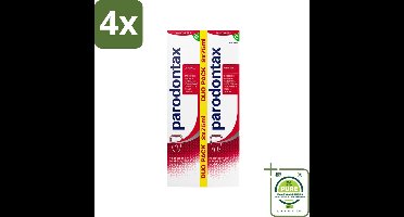 Parodontax - Tandpasta - Original Dagelijkse Formule - Tegen Bloedend Tandvlees - 2 x 75 ml - Voordeelverpakking - 4 stuks - Tandpasta bloedend tandvlees - Tandpasta tegen tandplak