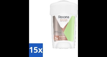 15 x Rexona Women - Deodorant Cream Stick - Maximum Protection Sport Strength - Extra Sterk - 45 ml - Anti-transpirant - Sport Deodorant - Extra Sterke Deodorant - 96 Uur Bescherming - Anti-zweet