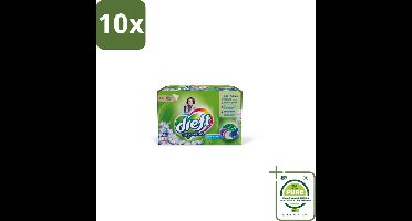 10 x Dreft - Wasmiddelcapsules - Blue Dreams - Frisse geurboost - 16 Wasbeurten - Grootverpakking - Wascapsules - Plasticvrije Verpakking - Wasmiddel - Wascapsules Dreft - Wasmiddel Capsules