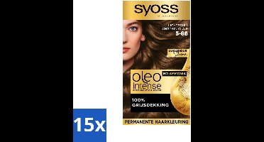Syoss Oleo Intense - Haarverf - 5-86 - Licht Bruin - 115ml x 15