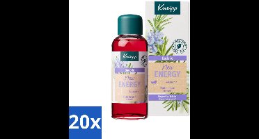 20 x Kneipp - Badolie - Rozemarijn - Voor nieuwe energie - 100 ml - Badolie - Energieboost - Rozemarijnolie - Activerend Bad - Verkwikkend Bad