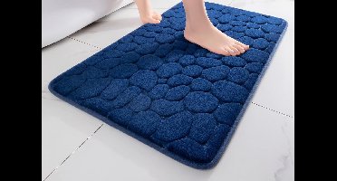 Badmat-60 x 90 cm-antislip-donkerblauw-c