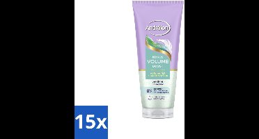 Andrélon – Shampoo Scrub – Kokos Volume Boost – 200 ml - Bulkverpakking - 15 stuks