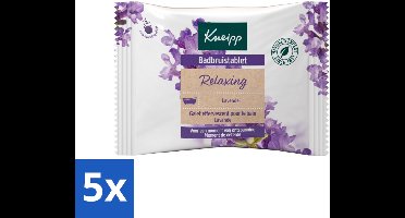 5 x Kneipp - Badbruistablet - Lavendel - Badbruistablet Lavendel - Ontspanning - Stressvermindering - Rust - Natuurlijke Geur