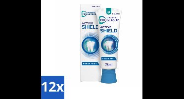 Sensodyne - Tandpasta - ProGlasur Active Shield - Fresh Mint - Frisse Munt - 75 ml - Voordeelverpakking - 12 stuks