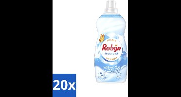 Robijn – Vloeibaar Wasmiddel – Klein & Krachtig Stralend Wit – 1,19 L - Bulkverpakking - 20 stuks