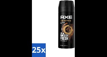 AXE - Deodorant Spray - Dark Temptation - Chocoladegeur - Verleidelijk Fris - 150 ml - Bulkverpakking - 25 stuks