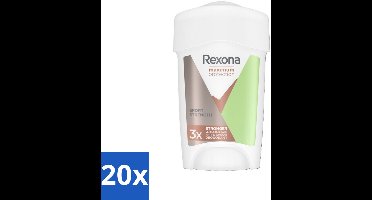 Rexona Women - Deodorant Cream Stick - Maximum Protection Sport Strength - Extra Sterk - 45 ml - Bulkverpakking - 20 stuks