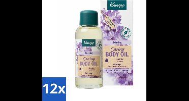 12 x Kneipp - Huidolie - Relaxing - Lavendel - Trekt snel in - 100 ml - Huidolie - Lavendel - Ontspanning - Verzorging - Natuurlijke Oliën