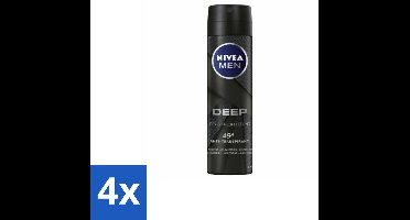 NIVEA MEN – Deodorant spray – Deep – 150 ml - Voordeelverpakking - 4 stuks