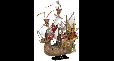 Harry Potter, 3D Puzzel 207 stukjes Klammfels Schip met Decoratieve Doos, Veelkleurig