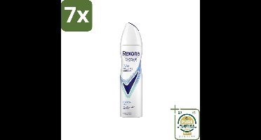 7 x Rexona Women - Deodorant Spray - Cotton Dry - Zachte Frisheid - 150 ml - Grootverpakking - Cotton Dry Deodorant Spray - Anti-Transpirant Spray - 48 Uur Bescherming - Frisheid - Zweetbehandeling