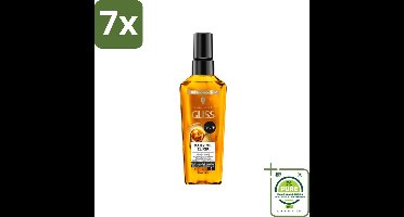 7 x Gliss - Hair Repair - Oil Elixer - Ultiem Haarherstel en Glans - Grootverpakking - Haar Herstel - Haarolie - Beschadigd Haar - Droog Haar - Glans