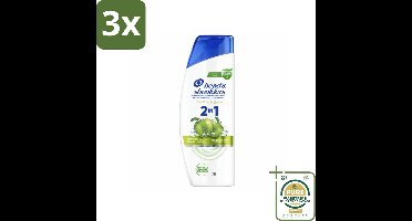3 x Head & Shoulders – 2-in-1 – Apple Fresh – 300 ml - Grootverpakking - Anti-roos Shampoo - 2-in-1 Shampoo - Apple Fresh Shampoo - Shampoo Tegen Roos - Verfrissende Shampoo