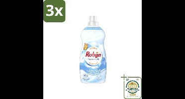 3 x Robijn – Vloeibaar Wasmiddel – Klein & Krachtig Stralend Wit – 1,19 L - Grootverpakking - Koffiezetapparaat