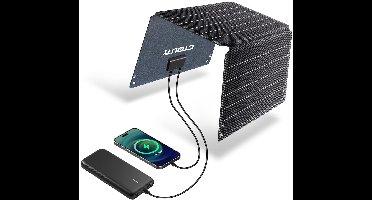 Opvouwbaar 21W Zonnepaneel USB & Type-C voor Smartphones